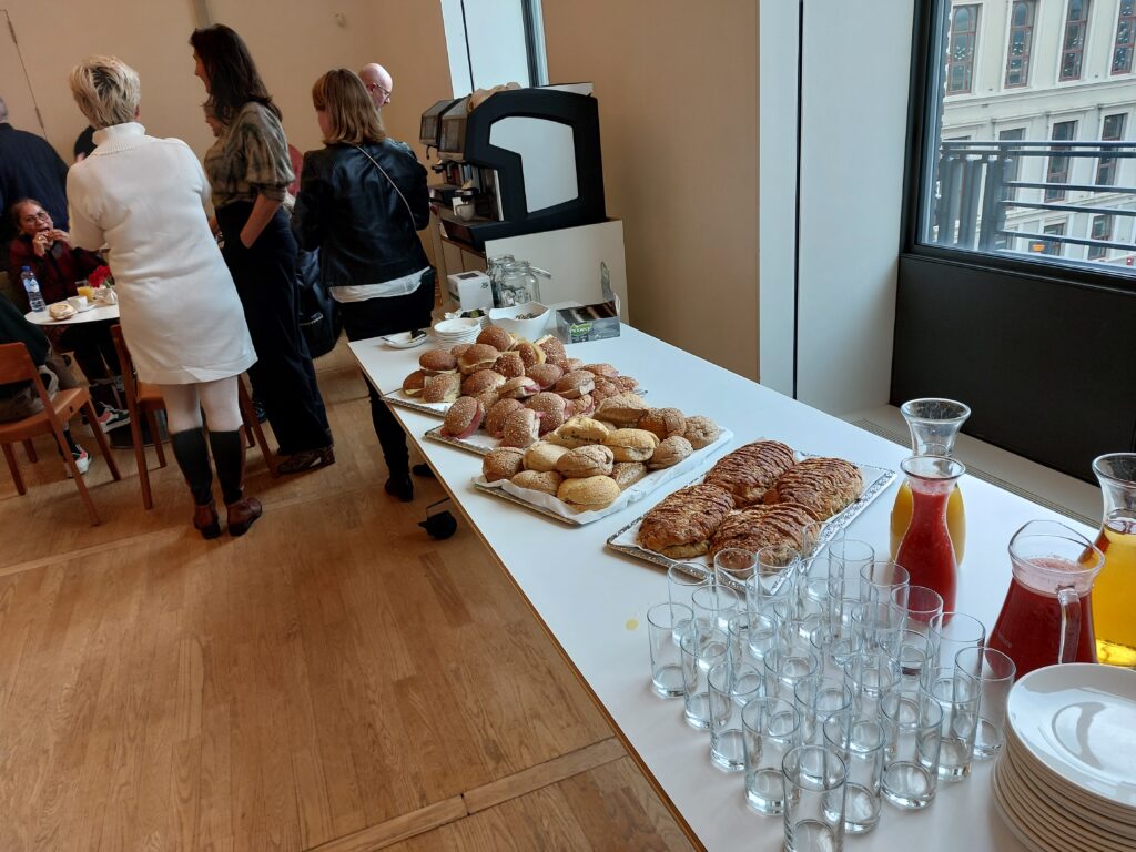 Er stond een heerlijke lunch voor ons klaar